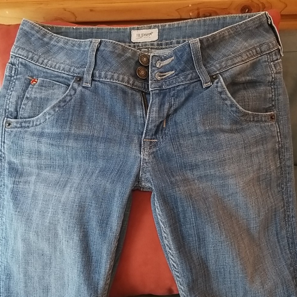 Hudson jeans faded blue Straight leg